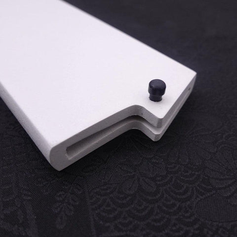 Fourreau Saya en Ishime Blanc pour Nakiri avec Sécurité 165mm-[Musashi]-[Couteaux de cuisine japonais]
