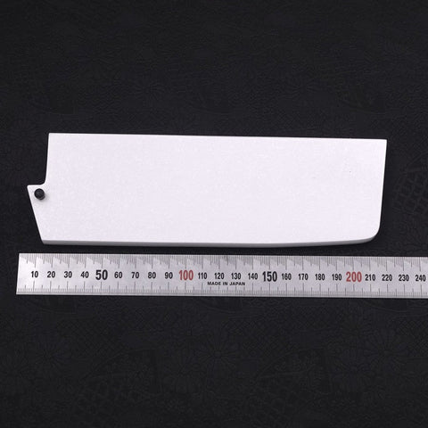 Fourreau Saya en Ishime Blanc pour Nakiri avec Sécurité 165mm-[Musashi]-[Couteaux de cuisine japonais]