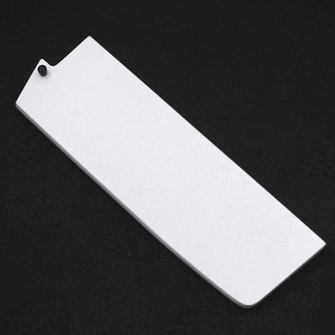 Fourreau Saya en Ishime Blanc pour Nakiri avec Sécurité 165mm-[Musashi]-[Couteaux de cuisine japonais]