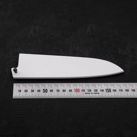 Fourreau Saya en Ishime Blanc pour Petty avec Sécurité 135mm-[Musashi]-[Couteaux de cuisine japonais]