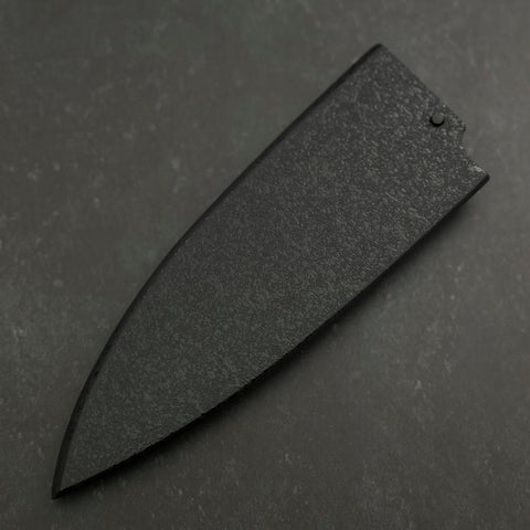 Fourreau Saya en Ishime Noir avec Sécurité pour Deba 150mm-[Musashi]-[Couteaux de cuisine japonais]