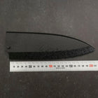 Fourreau Saya en Ishime Noir avec Sécurité pour Deba 180mm-[Musashi]-[Couteaux de cuisine japonais]