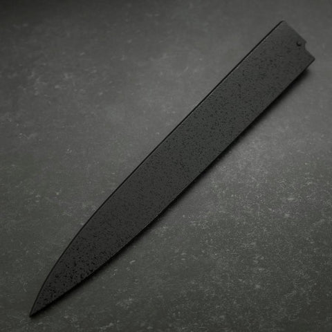 Fourreau Saya en Ishime Noir avec Sécurité pour Yanagiba 300mm-[Musashi]-[Couteaux de cuisine japonais]