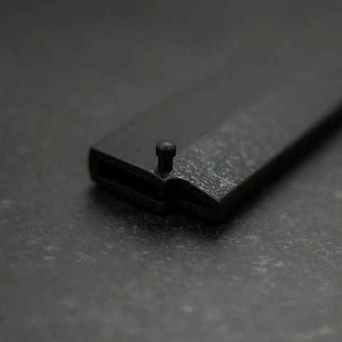 Fourreau Saya en Ishime Noir avec Sécurité pour Yanagiba 300mm-[Musashi]-[Couteaux de cuisine japonais]