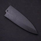 Fourreau Saya en Ishime Noir pour Deba avec Sécurité 165mm-[Musashi]-[Couteaux de cuisine japonais]