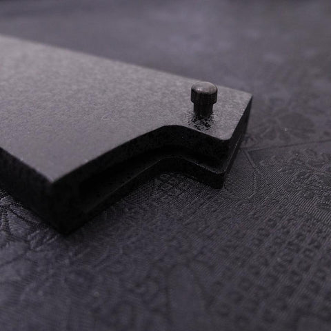 Fourreau Saya en Ishime Noir pour Gyuto avec Sécurité 210mm-[Musashi]-[Couteaux de cuisine japonais]