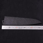Fourreau Saya en Ishime Noir pour Gyuto avec Sécurité 210mm-[Musashi]-[Couteaux de cuisine japonais]