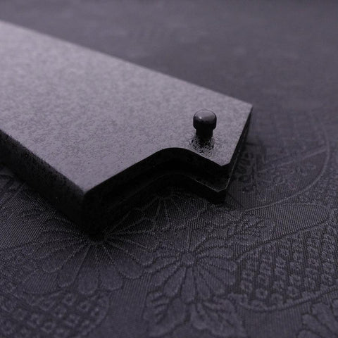 Fourreau Saya en Ishime Noir pour Gyuto avec Sécurité, 240mm-[Musashi]-[Couteaux de cuisine japonais]