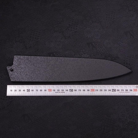 Fourreau Saya en Ishime Noir pour Gyuto avec Sécurité, 240mm-[Musashi]-[Couteaux de cuisine japonais]