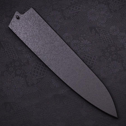 Fourreau Saya en Ishime Noir pour Gyuto avec Sécurité, 240mm-[Musashi]-[Couteaux de cuisine japonais]