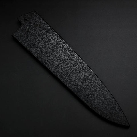 Fourreau Saya en Ishime Noir pour Gyuto avec Sécurité 270mm-[Musashi]-[Couteaux de cuisine japonais]