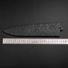 Fourreau Saya en Ishime Noir pour Gyuto avec Sécurité 270mm-[Musashi]-[Couteaux de cuisine japonais]
