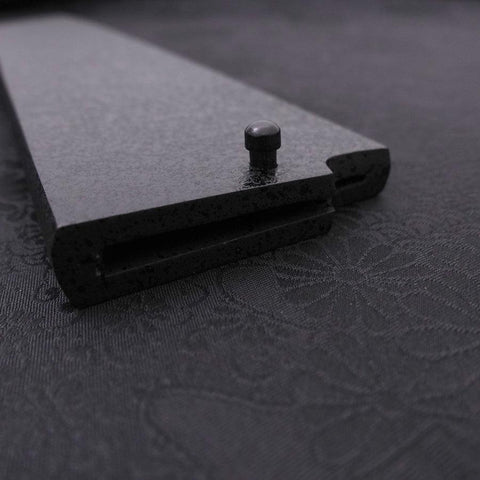 Fourreau Saya en Ishime Noir pour Kiritsuke/Bunka avec Sécurité 210mm-[Musashi]-[Couteaux de cuisine japonais]