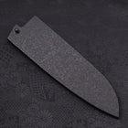 Fourreau Saya en Ishime Noir pour Santoku Knife avec Sécurité 165/180mm-[Musashi]-[Couteaux de cuisine japonais]