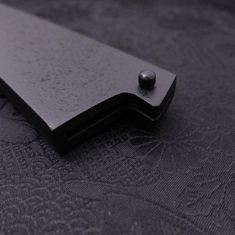 Fourreau Saya en Ishime Noir pour Sujihiki avec Sécurité 240mm-[Musashi]-[Couteaux de cuisine japonais]