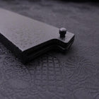 Fourreau Saya en Ishime Noir pour Sujihiki avec Sécurité 270mm-[Musashi]-[Couteaux de cuisine japonais]