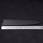 Fourreau Saya en Ishime Noir pour Sujihiki avec Sécurité 270mm-[Musashi]-[Couteaux de cuisine japonais]