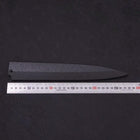 Fourreau Saya en Ishime Noir pour Yanagiba avec Sécurité, 240mm-[Musashi]-[Couteaux de cuisine japonais]
