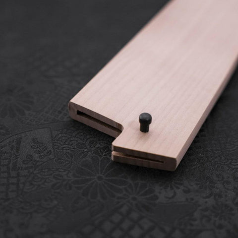Fourreau Saya en Magnolia avec Sécurité pour Bunka/Kiritsuke 195mm-[Musashi]-[Couteaux de cuisine japonais]