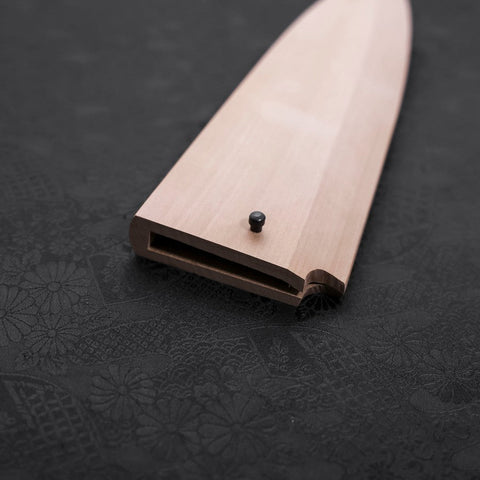 Fourreau Saya en Magnolia avec Sécurité pour Deba 210mm-[Musashi]-[Couteaux de cuisine japonais]