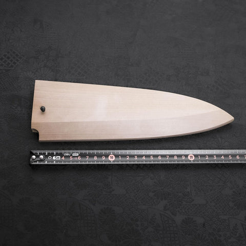 Fourreau Saya en Magnolia avec Sécurité pour Deba 210mm-[Musashi]-[Couteaux de cuisine japonais]