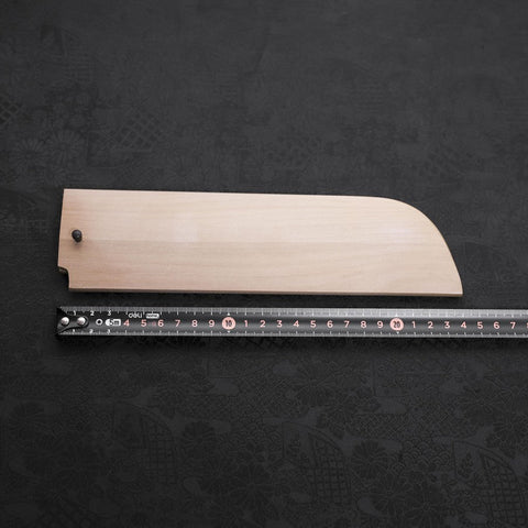 Fourreau Saya en Magnolia avec Sécurité pour Kama Usuba (Kansai) 210mm-[Musashi]-[Couteaux de cuisine japonais]
