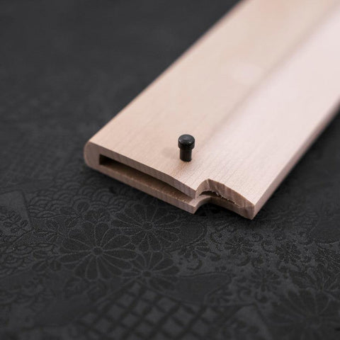 Fourreau Saya en Magnolia avec Sécurité pour Usuba (Kanto) 210mm-[Musashi]-[Couteaux de cuisine japonais]