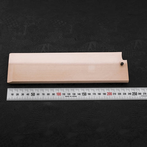 Fourreau Saya en Magnolia avec Sécurité pour Usuba (Kanto) 210mm-[Musashi]-[Couteaux de cuisine japonais]