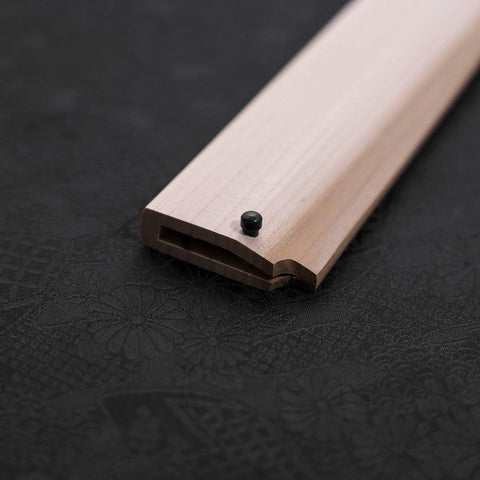 Fourreau Saya en Magnolia avec Sécurité pour Yanagiba 330mm-[Musashi]-[Couteaux de cuisine japonais]