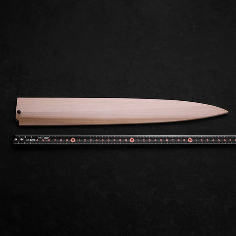 Fourreau Saya en Magnolia avec Sécurité pour Yanagiba 330mm-[Musashi]-[Couteaux de cuisine japonais]