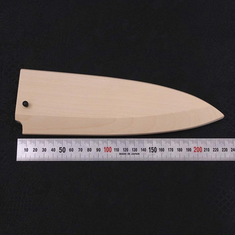 Fourreau Saya en Magnolia pour Deba avec Goupille, 180mm-[Musashi]-[Couteaux de cuisine japonais]