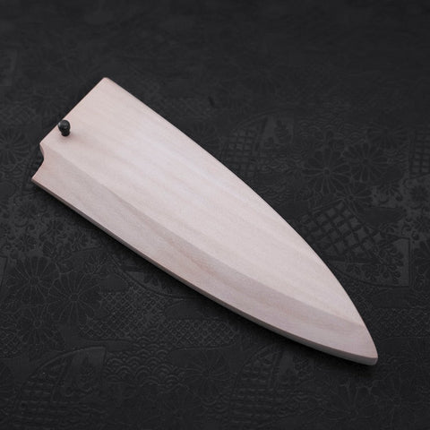 Fourreau Saya en Magnolia pour Deba avec Sécurité 150mm-[Musashi]-[Couteaux de cuisine japonais]