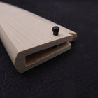 Fourreau Saya en Magnolia pour Deba avec Sécurité 165mm-[Musashi]-[Couteaux de cuisine japonais]