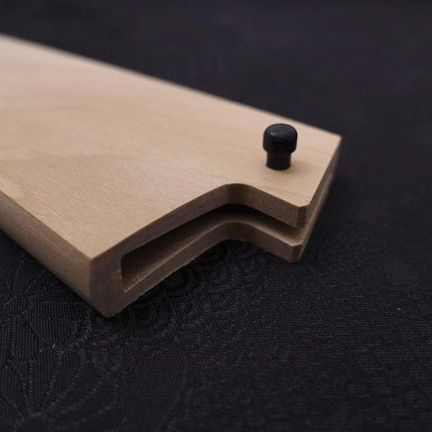 Fourreau Saya en Magnolia pour Gyuto avec Sécurité 210mm-[Musashi]-[Couteaux de cuisine japonais]