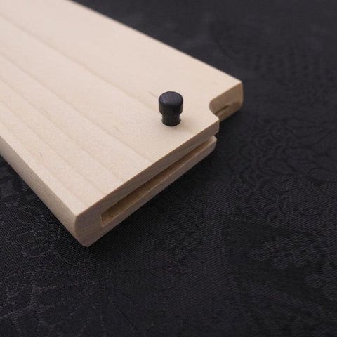Fourreau Saya en Magnolia pour Kiritsuke Bunka avec Sécurité 210mm-[Musashi]-[Couteaux de cuisine japonais]