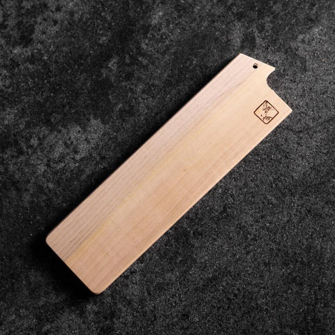 Fourreau Saya en Magnolia pour Nakiri avec Sécurité 180mm-[Musashi]-[Couteaux de cuisine japonais]