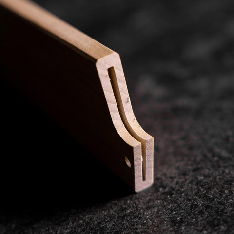 Fourreau Saya en Magnolia pour Nakiri avec Sécurité 180mm-[Musashi]-[Couteaux de cuisine japonais]