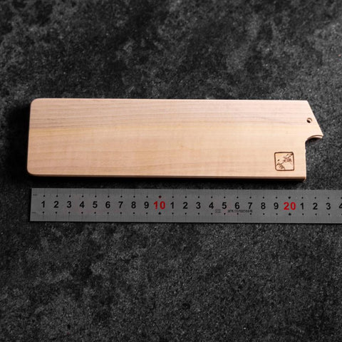 Fourreau Saya en Magnolia pour Nakiri avec Sécurité 180mm-[Musashi]-[Couteaux de cuisine japonais]