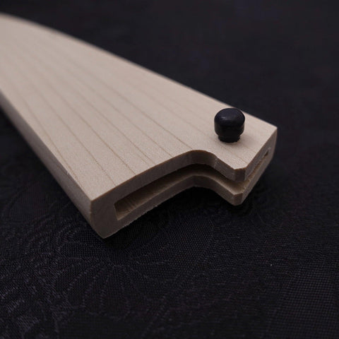 Fourreau Saya en Magnolia pour Petty avec Sécurité 135mm-[Musashi]-[Couteaux de cuisine japonais]