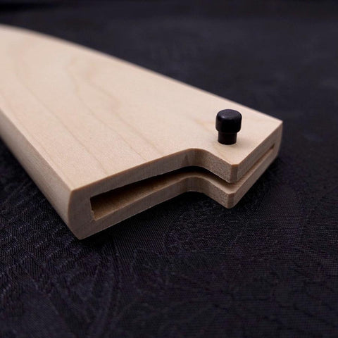 Fourreau Saya en Magnolia pour Santoku avec Sécurité 165/180mm-[Musashi]-[Couteaux de cuisine japonais]