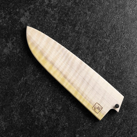Fourreau Saya en Magnolia pour Santoku avec Sécurité 165/180mm-[Musashi]-[Couteaux de cuisine japonais]