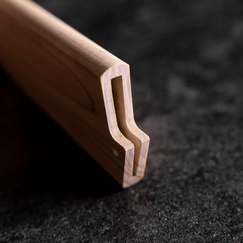 Fourreau Saya en Magnolia pour Santoku avec Sécurité 165mm-[Musashi]-[Couteaux de cuisine japonais]