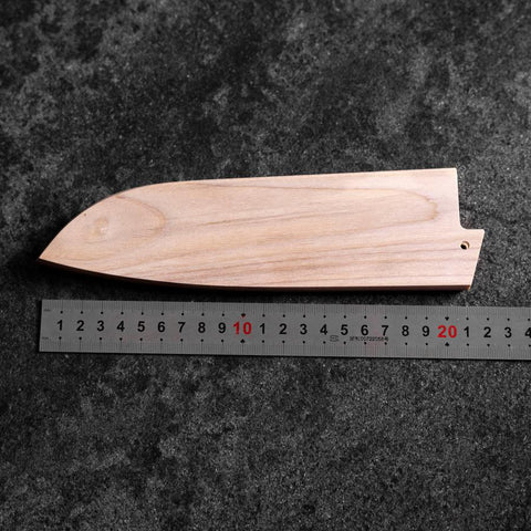 Fourreau Saya en Magnolia pour Santoku avec Sécurité 165mm-[Musashi]-[Couteaux de cuisine japonais]