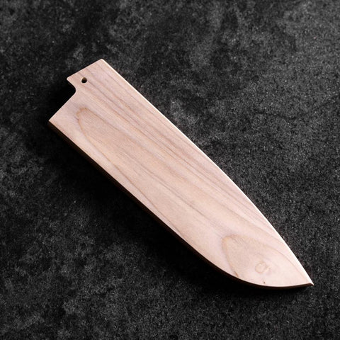 Fourreau Saya en Magnolia pour Santoku avec Sécurité 165mm-[Musashi]-[Couteaux de cuisine japonais]