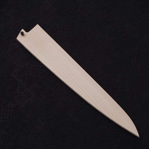 Fourreau Saya en Magnolia pour Sujihiki avec Goupille, 240mm-[Musashi]-[Couteaux de cuisine japonais]