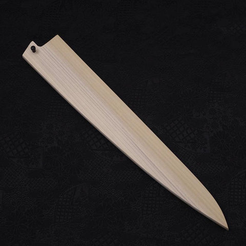 Fourreau Saya en Magnolia pour Sujihiki avec Goupille, 270mm-[Musashi]-[Couteaux de cuisine japonais]