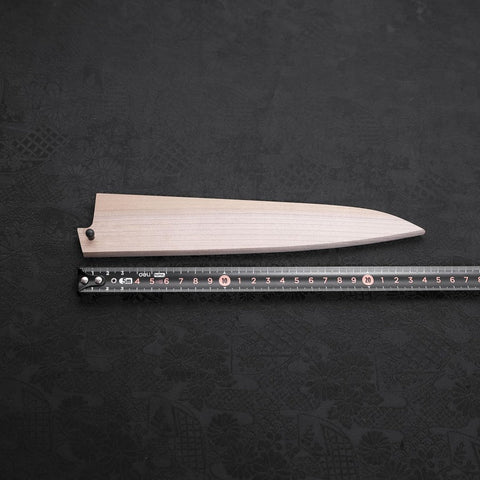 Fourreau Saya en Magnolia pour Sujihiki avec Sécurité 210mm-[Musashi]-[Couteaux de cuisine japonais]