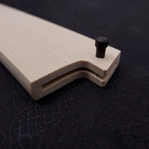 Fourreau Saya en Magnolia pour Sujihiki avec Sécurité 240mm-[Musashi]-[Couteaux de cuisine japonais]