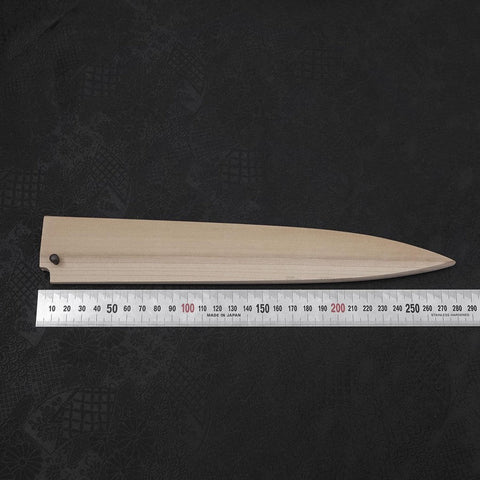 Fourreau Saya en Magnolia pour Yanagiba avec Goupille, 240mm-[Musashi]-[Couteaux de cuisine japonais]