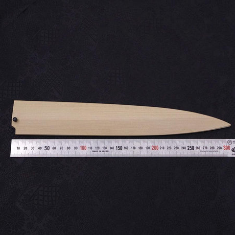 Fourreau Saya en Magnolia pour Yanagiba avec Goupille, 270mm-[Musashi]-[Couteaux de cuisine japonais]